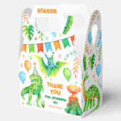 ジュラシック恐竜少年の誕生日ディノパーティー フェイバーボックス (オープン)