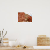 ジュラシック海岸赤い岩，デボン，イギリス ポスター (キッチン)