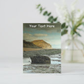 ジュラシック海岸、ドーセットのカスタマイズ可能 ポストカード (スタンド正面)