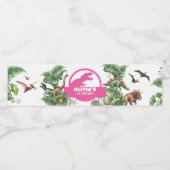 ジュラシック誕生日 ペットボトルラベル (シングルラベル)