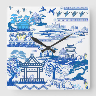 ジュラシック青柳の時計 スクエア壁時計