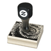 ジュラシック・アンモナイト陰性インプリント ラバースタンプ (スタンプ)