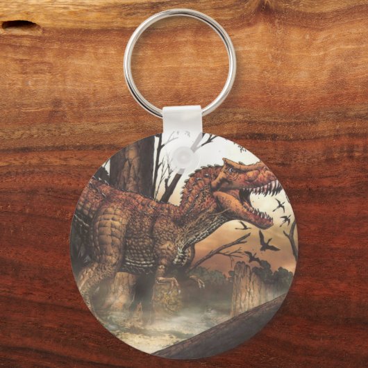 ジュラシック・ジャーニー: 自然の生息地における恐竜 キーホルダー (正面)