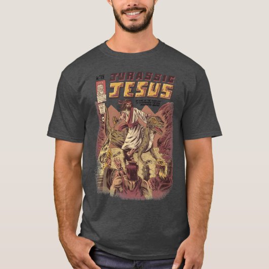 ジュラシック・ジーザス・ファミリー Tシャツ (正面)