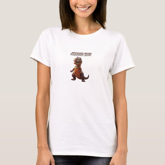 ジュラシック・バイブス Tシャツ (正面)