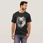 ジュラシック・パグが王国を食らう Tシャツ (正面フル)