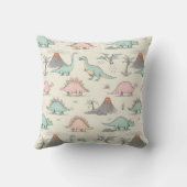 ジュラシック・ランドのかわいい串型恐竜 クッション (裏面)