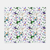 ジュラシック・ワールド フリースブランケット (正面(横))