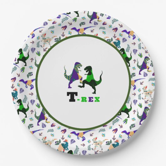 ジュラシック・ワールド ペーパープレート (正面)