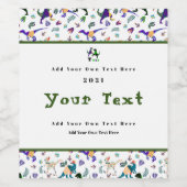 ジュラシック・ワールド ワインラベル (シングルラベル)