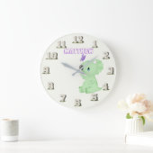 ジュラシック 赤ちゃん恐竜 ストーンエイジ ネームド ウォールクロック (ホーム)
