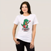 ジュラシックJam Tシャツ – 恐竜遊のギター (正面全面)