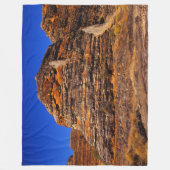 ジュラ岩 フリースブランケット (正面)