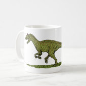 ジュラ紀の恐竜 コーヒーマグカップ (正面左)