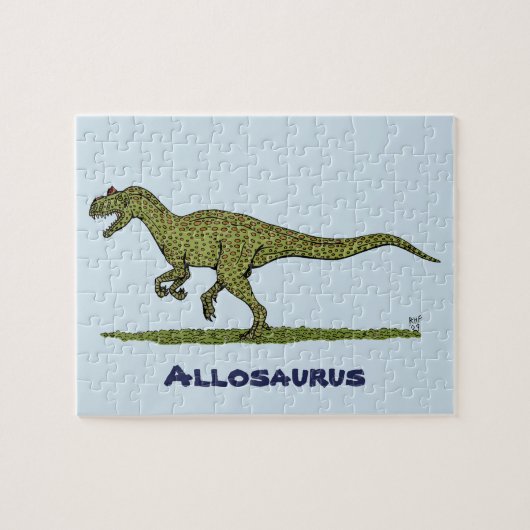 ジュラ紀の恐竜 ジグソーパズル (横)