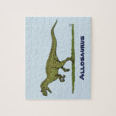 ジュラ紀の恐竜 ジグソーパズル (縦)