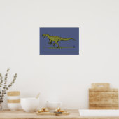 ジュラ紀の恐竜 ポスター (キッチン)