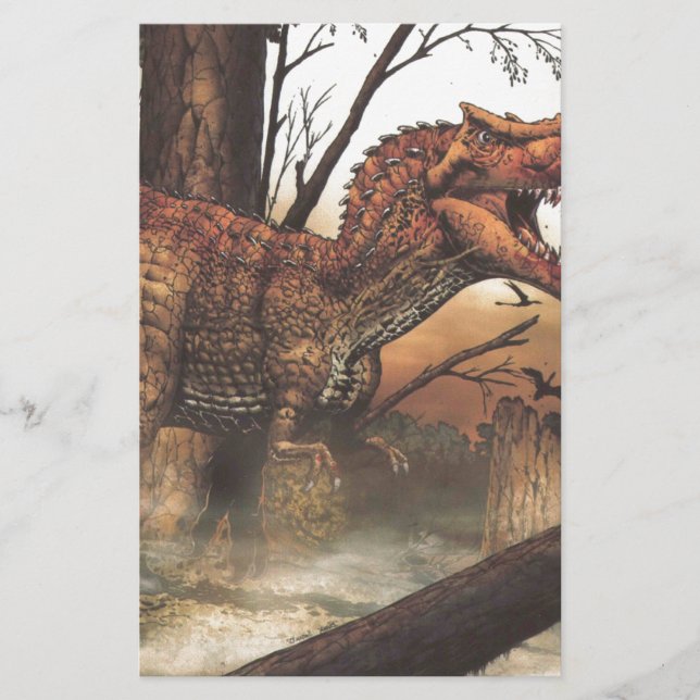 ジュラ紀の旅：自然の生息地の恐竜 (正面)