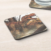 ジュラ紀の旅:自然の生息地の恐竜 コースター (左側)