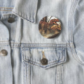 ジュラ紀の旅：自然の生息地の恐竜 缶バッジ (インサイチュ)