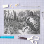 ジュラ紀プテロダクティル 薄葉紙 (クラフト)