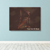 ジュラ紀化石 キャンバスプリント (インサイチュ (ウッドフロア))