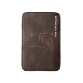 ジュラ紀化石 バスマット (正面縦)