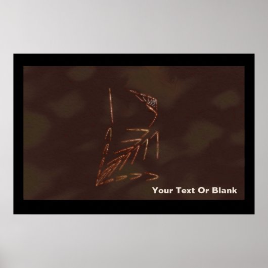 ジュラ紀化石 ポスター (正面)