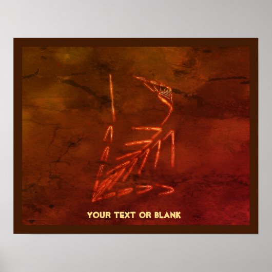 ジュラ紀化石 ポスター (正面)