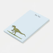 ジュラ紀恐竜アロサウルス後遺伝 ポストイット (アングル)