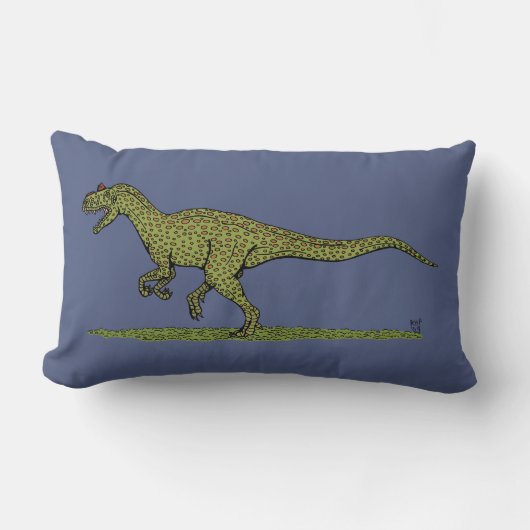 ジュラ紀恐竜アロサウルス ランバークッション (正面)