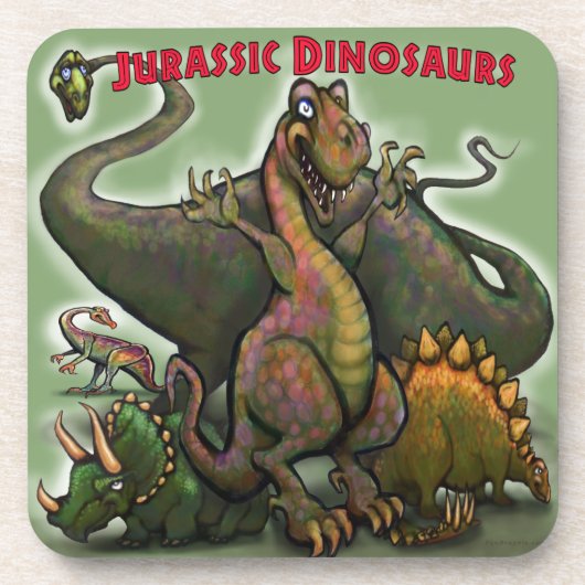 ジュラ紀恐竜 コースター (正面)