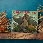 ジュラ紀恐竜 フォトプラーク (側面)