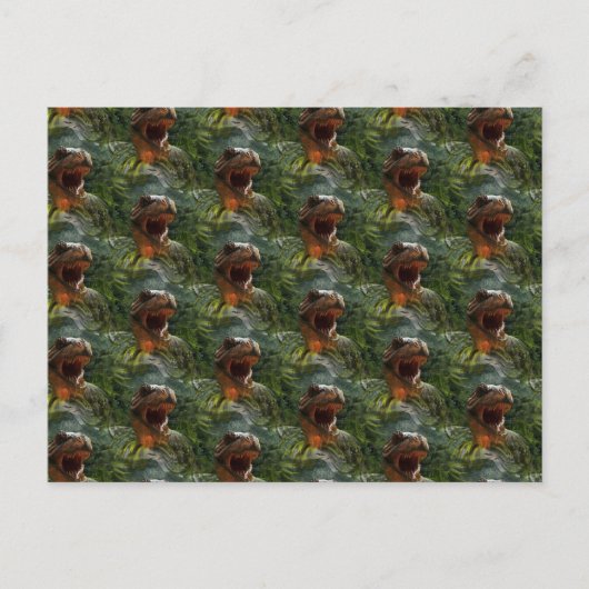 ジュラ紀恐竜 ポストカード (正面)