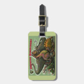 ジュラ紀恐竜 ラゲッジタグ (正面縦)