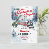 ジュラ表現シック極誕生会への招待 招待状 (スタンド正面)