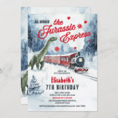 ジュラ表現シック極誕生会への招待 招待状 (正面/裏面)