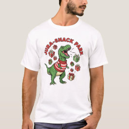 ジュラ・スナックパーク クリスマス恐竜パーティー Tシャツ