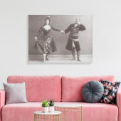 ジュリアとフェリックスKschessinskyでマズ キャンバスプリント (インサイチュ (リビング))