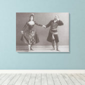 ジュリアとフェリックスKschessinskyでマズ キャンバスプリント (インサイチュ (ウッドフロア))