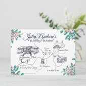 ジュリアのための前夜歓迎スケジュール 招待状 (スタンド正面)