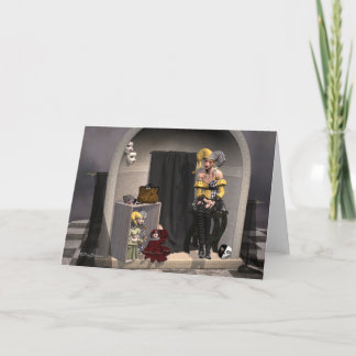 ジュリアの人形劇 – Greeting Card カード
