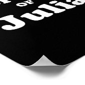 ジュリアの独身パーティーグッズ 面白い新郎へのプレゼント ポスター (角)