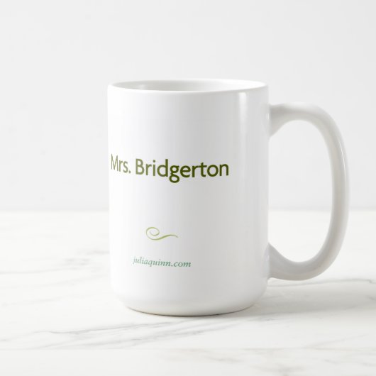 ジュリアクウィン"Bridgerton夫人の"マグ コーヒーマグカップ (右)