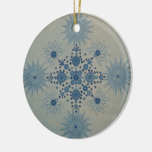 ジュリアス・ウィースナーによる珪藻類の果実 セラミックオーナメント (左)