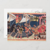 ジュリアス・シーザーがイギリスに上陸 ポストカード (正面/裏面)