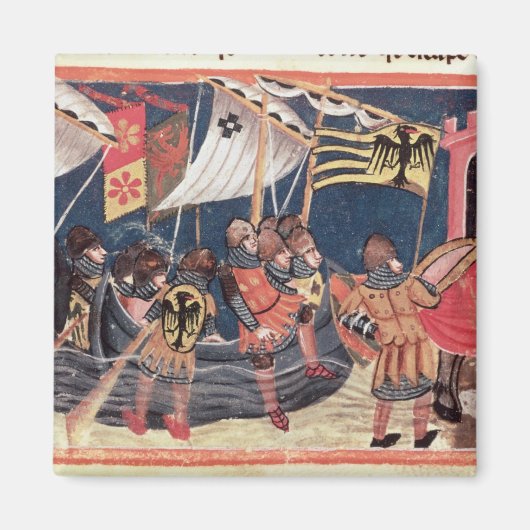 ジュリアス・シーザーがイギリスに上陸 マグネット (正面)