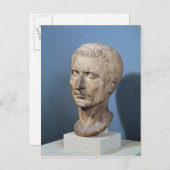 ジュリアス・シーザーのバスト ポストカード (正面/裏面)