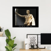 ジュリアス・シーザー引用文ポスター ポスター (ホームオフィス)