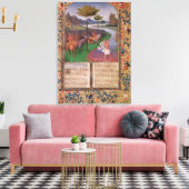 ジュリアス・シーザーRubiconを横切る， c.1470 キャンバスプリント (インサイチュ (リビング))